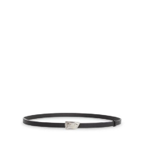 Burberry ORGANIC SHIELD BELT in Black and Silver - Picture 2 of 2